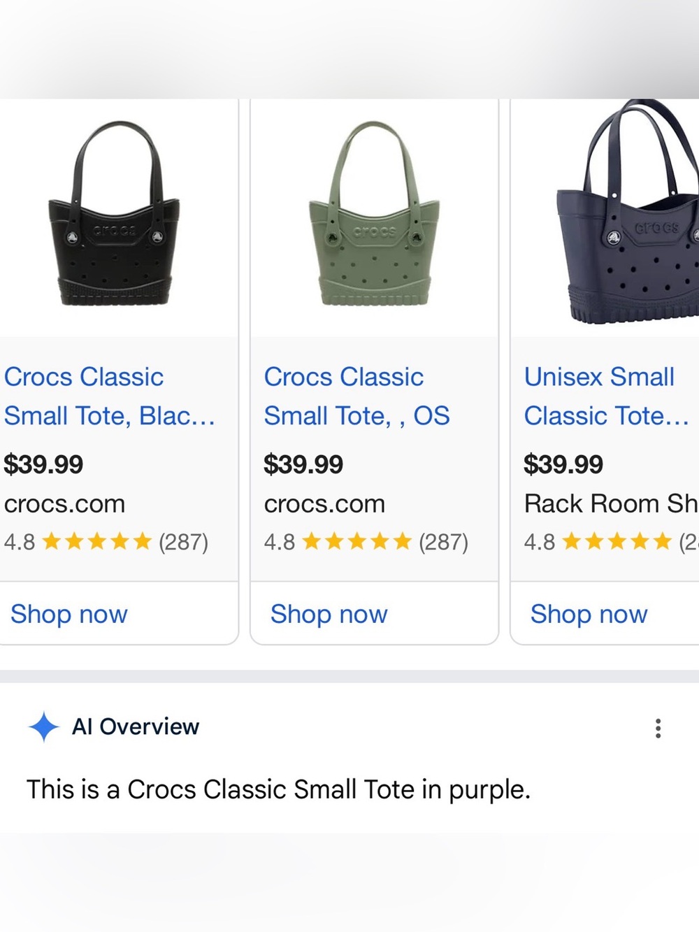 CROCS Classic Small Tote - Picture 12 of 12